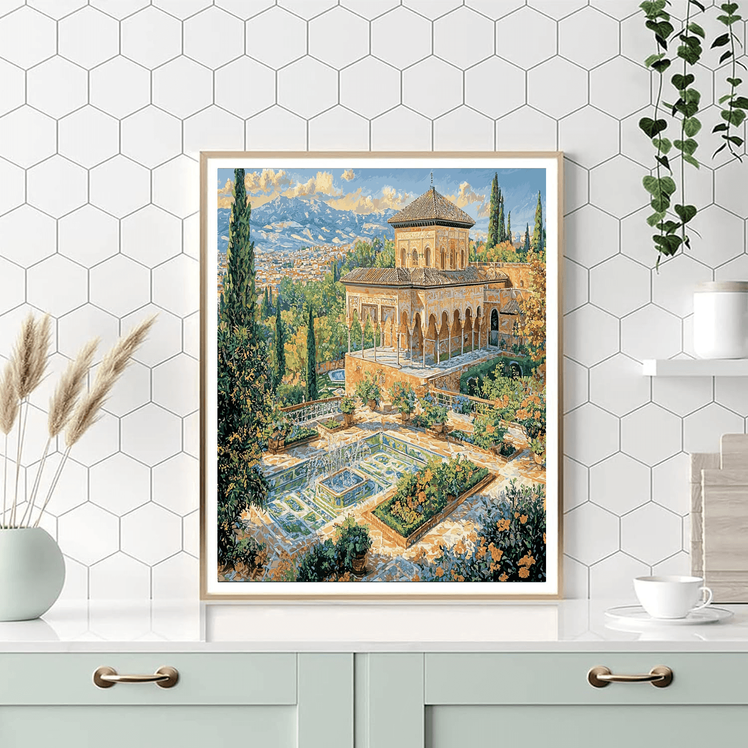 Alhambra - Spain Number Painting