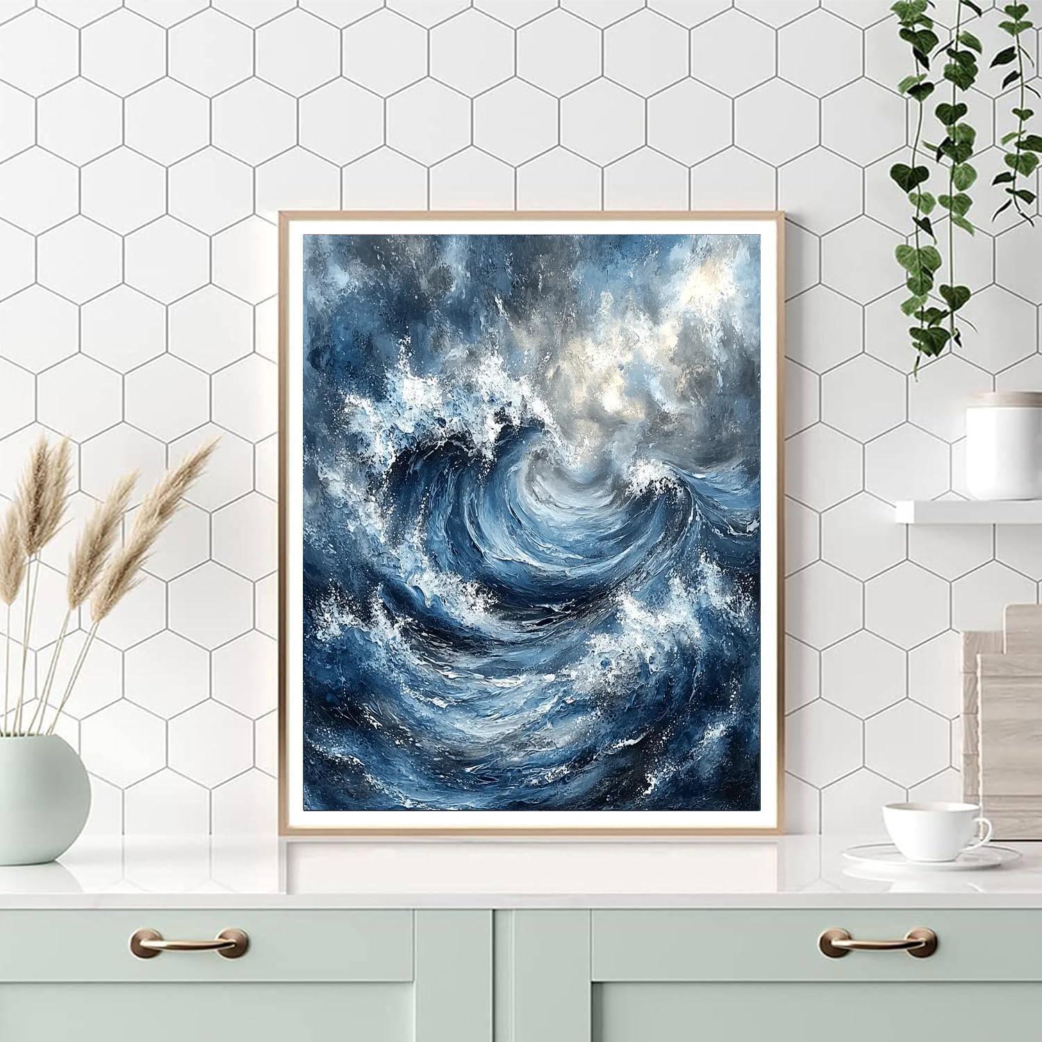 Michelangelo Inspired Elemental Forces  Painting By Numbers Kit