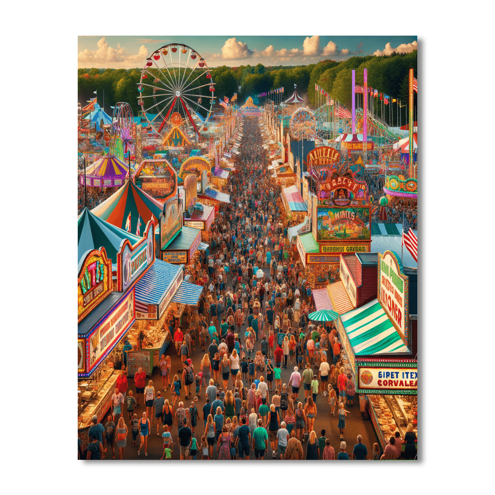 The Big E Painting Number Kit