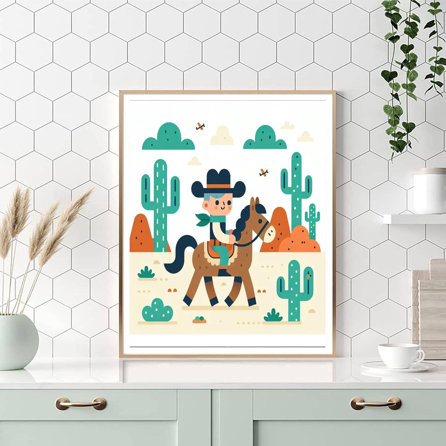 Cowboy Western Adventure Paint By Number