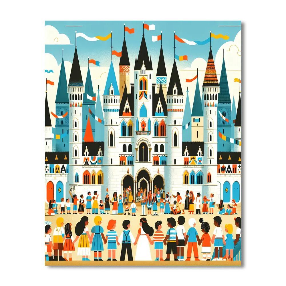 Historic Castle Quest Paint By Numbers Kits