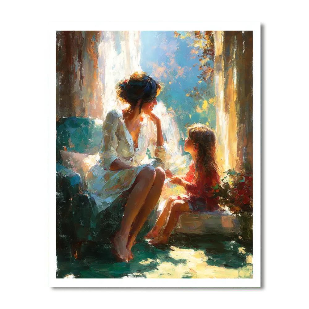 Mother's Morning Whisper Paint By Numbers Kits