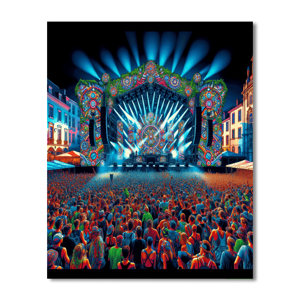 Tomorrowland - Boom DIY Paint By Numbers