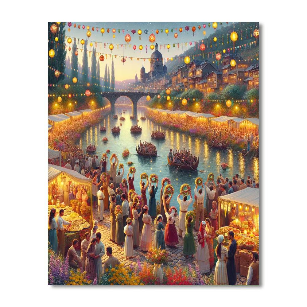 Krakow Wianki Festival Paint By Numbers Art