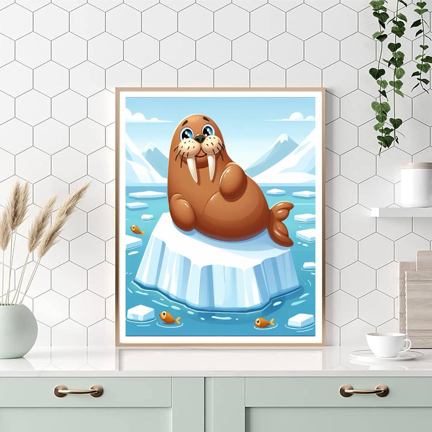 Witty Walrus Painting By Numbers Kit