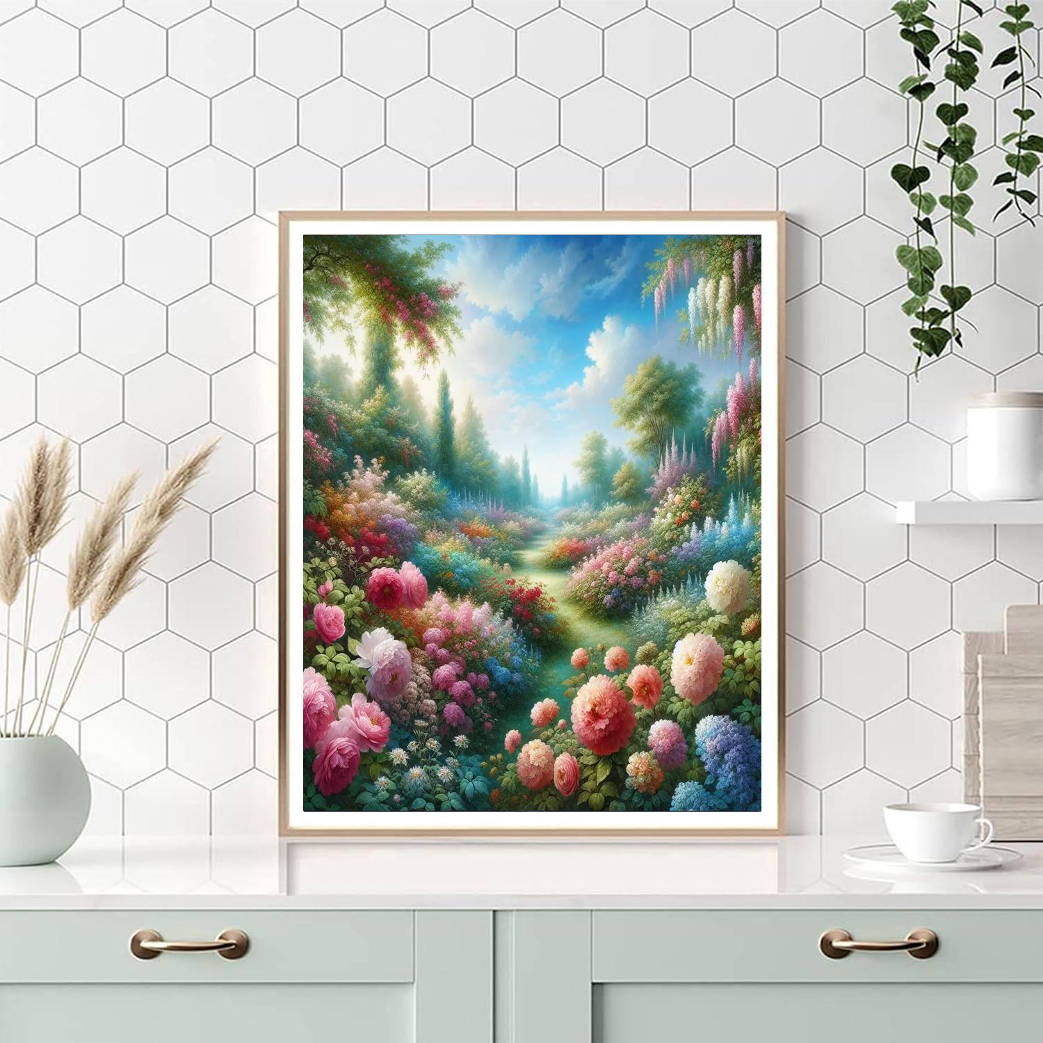 Bell's Garden Harmony Paint By Numbers Art