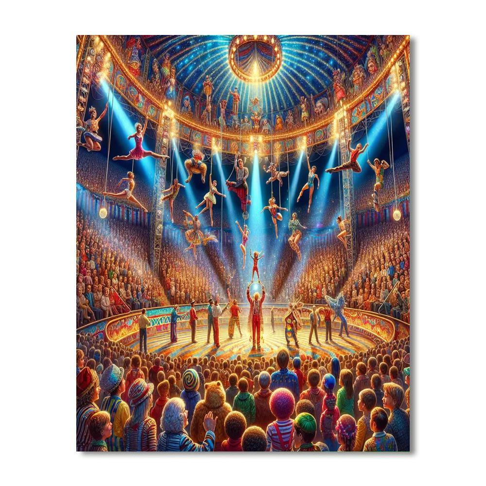 International Circus Festival - Monte Carlo, Monaco Paint By Numbers Art