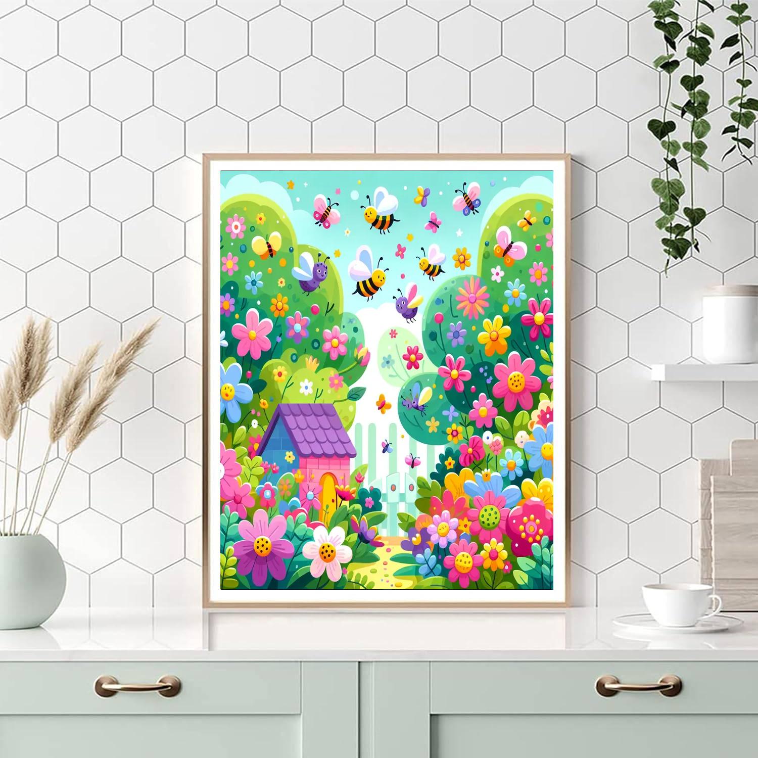 Wonderful Garden Adventure Paint By Numbers