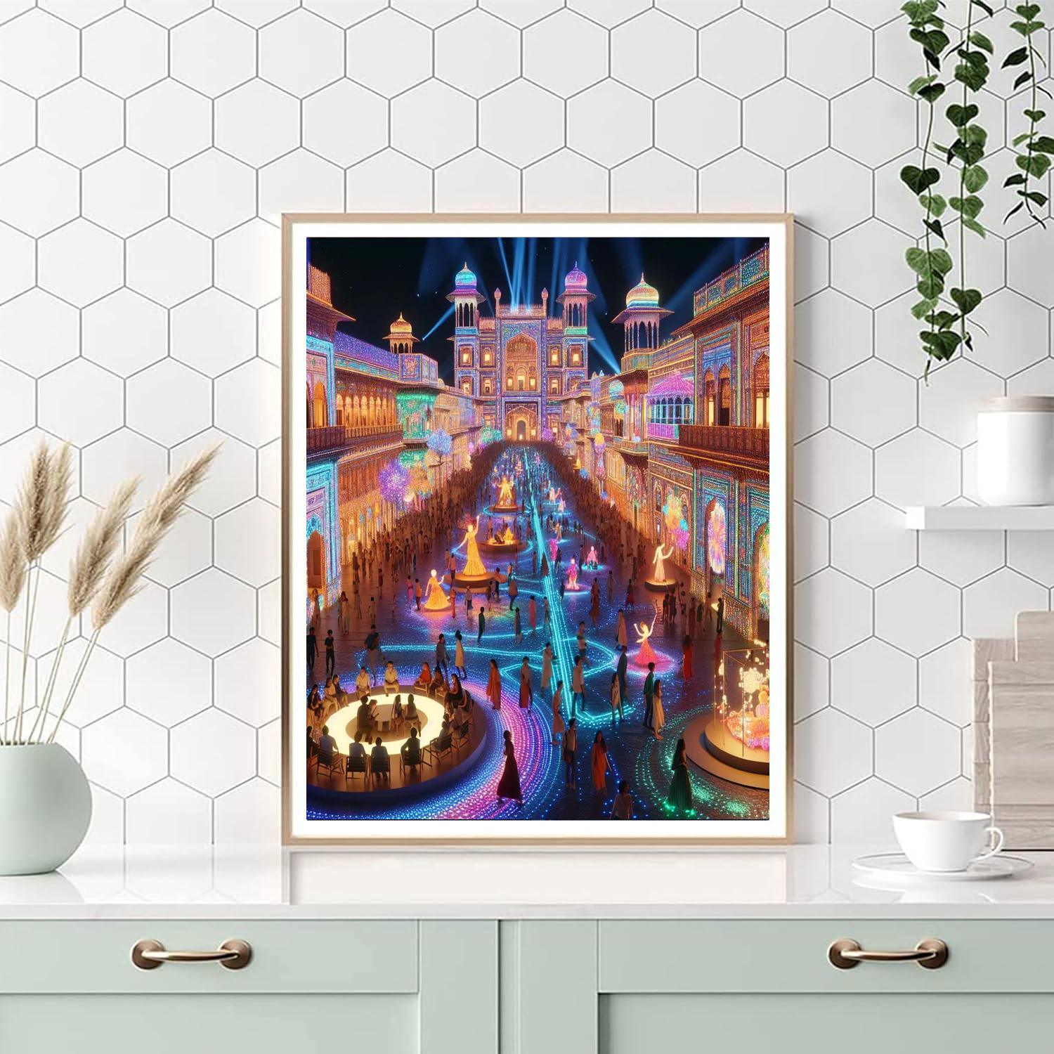 Luminaria - San Antonio, Usa Paint By Numbers Art