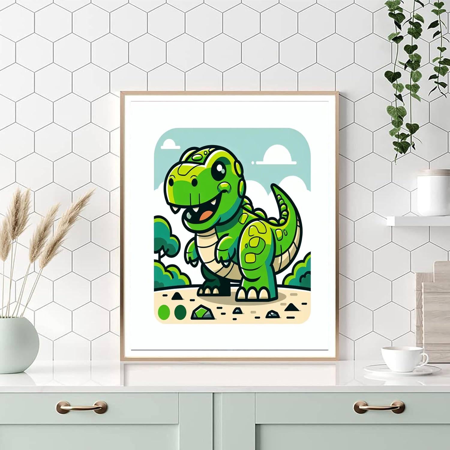 Daring Dino Numbered Painting Kits
