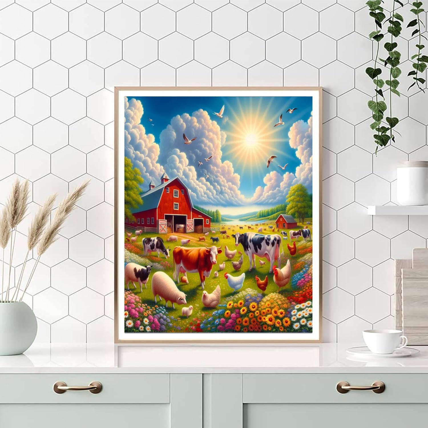 Sweet Dreams Farm Painting By Numbers Kit