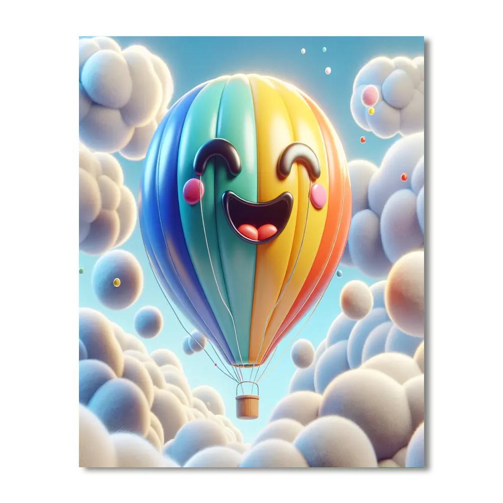 Cheerful Balloon Paint By Numbers Kits