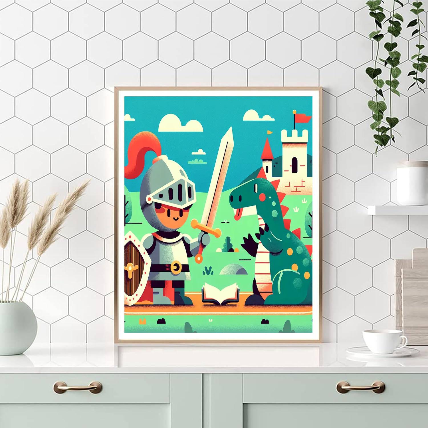 Knight’s Tale Painting Number Kit