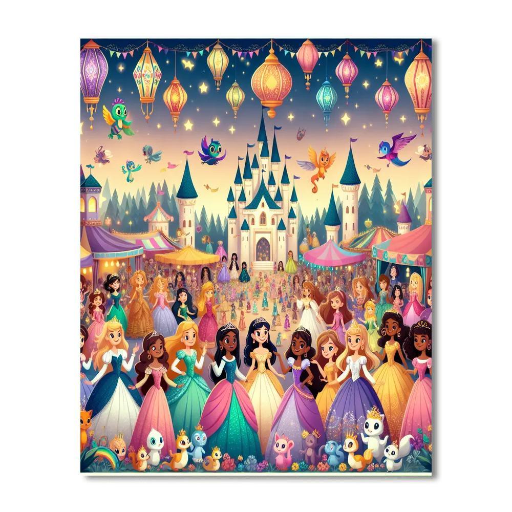 Magic Kingdom's Enchanted Festival Paint By Numbers Kits