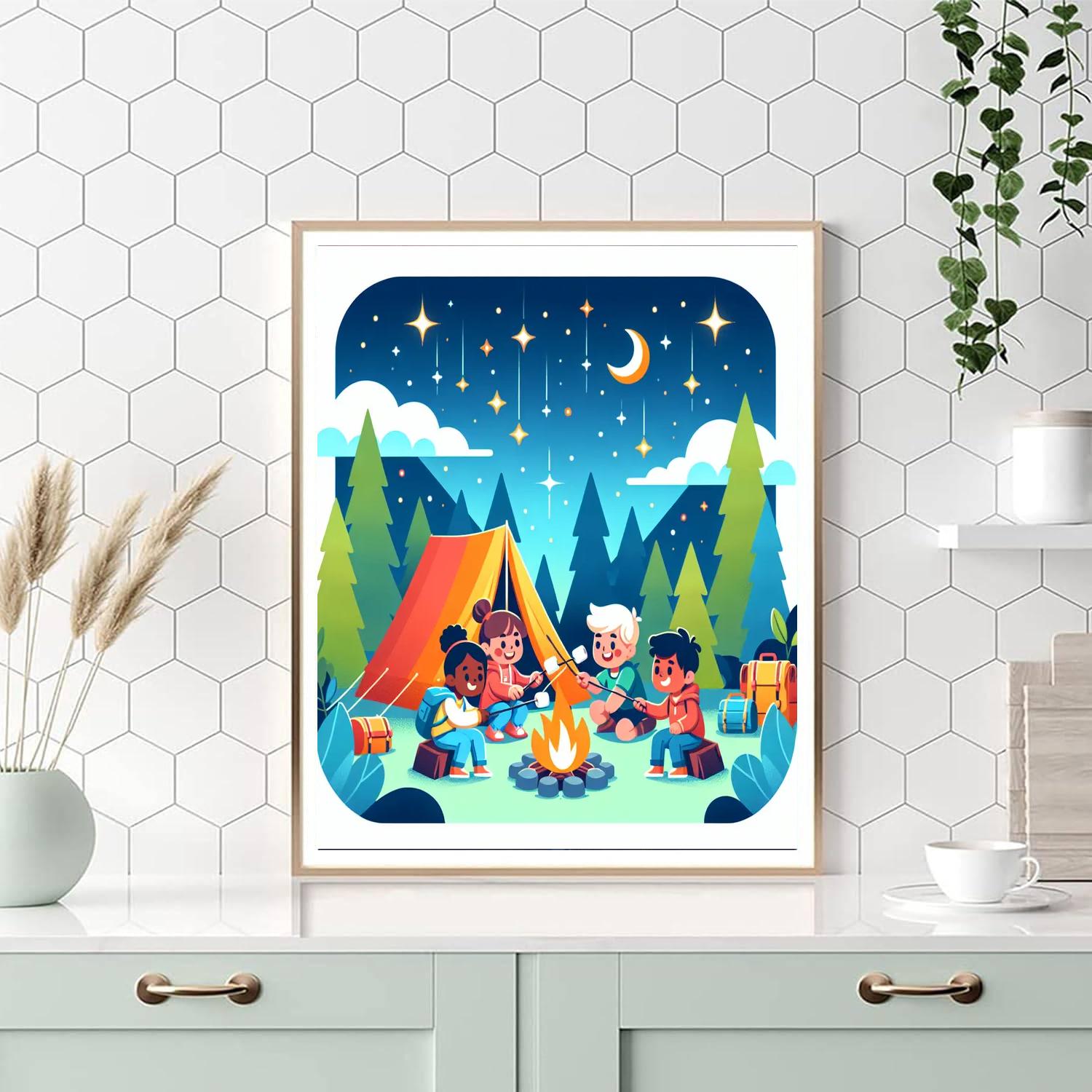 Campsite Adventures Paint By Number