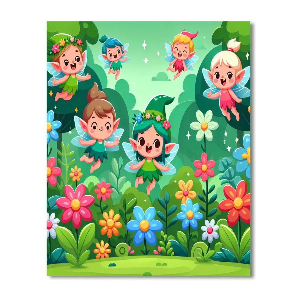 Pixie Hollow Enchantment Paint By Number