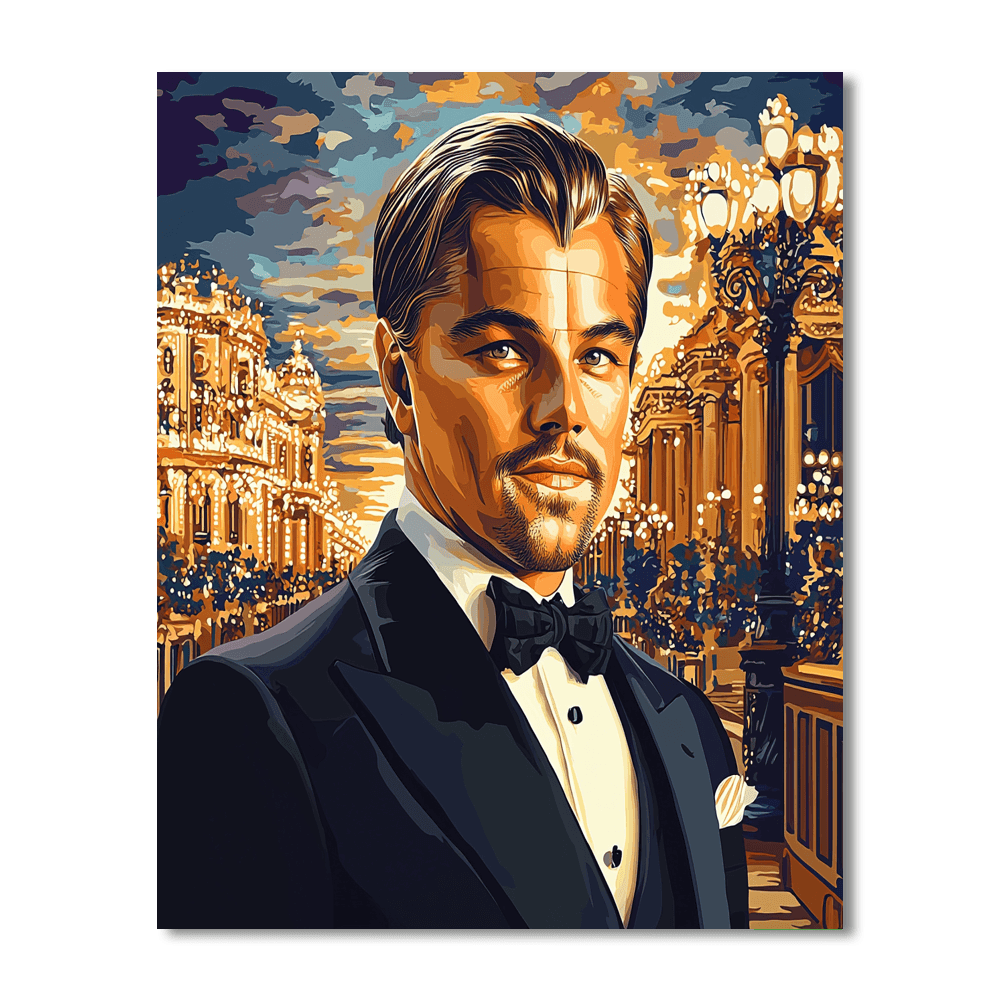 Leonardo Dicaprio: Charting Oceans Of Stardom Painting By Numbers Kit