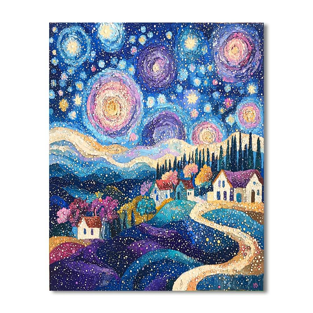 Georges Seurat Inspired Serenity Of The Cosmos  Paint By Numbers Kits