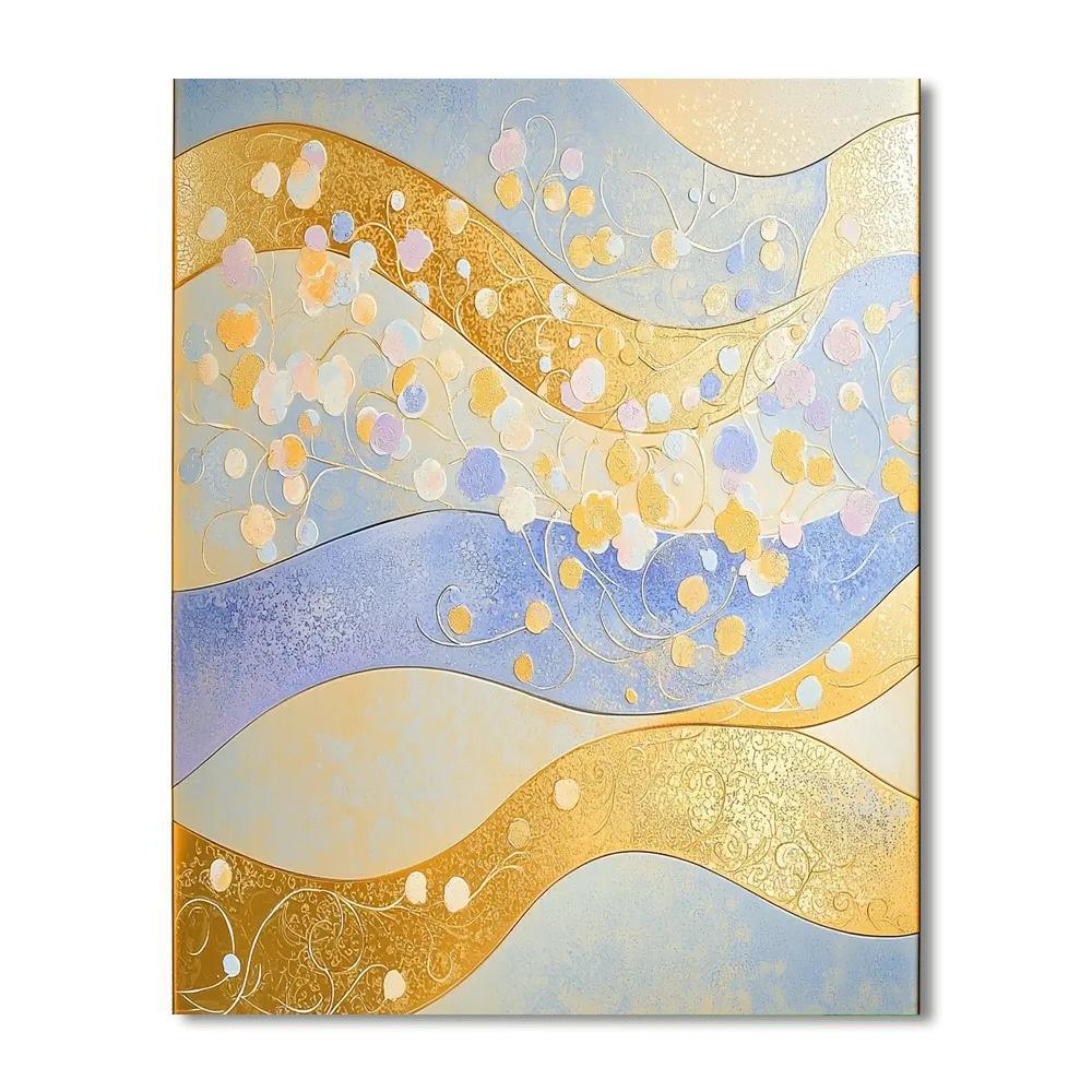 Gustav Klimt Inspired Harmonious Whispers  Paint By Color