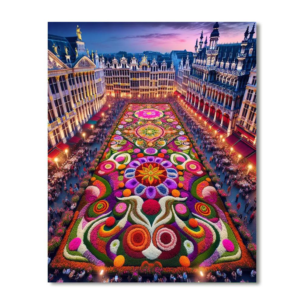 Brussels Flower Carpet - Brussels Paint By Color