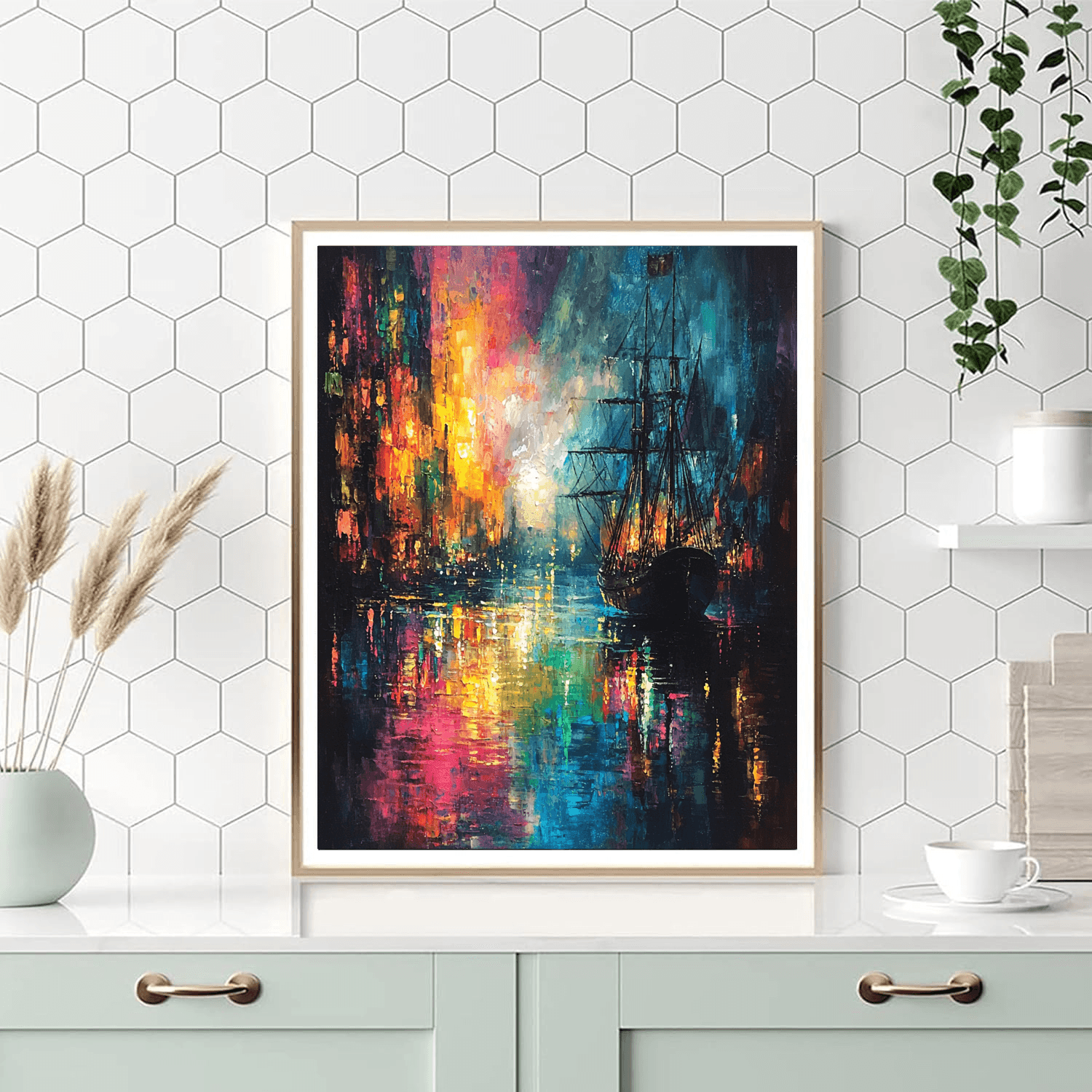 Joseph Mallord William Turner Inspired Prismatic Waters  Painting By Numbers Kit