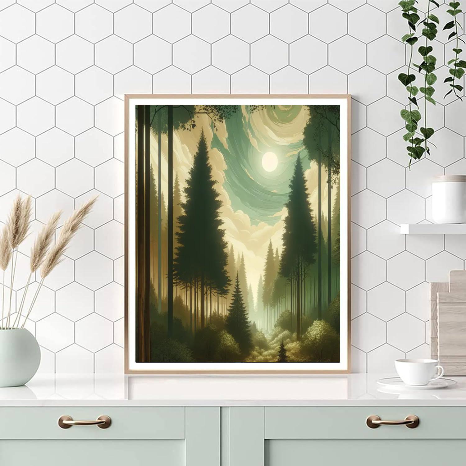 Forest Sanctuary Numbered Painting Kits