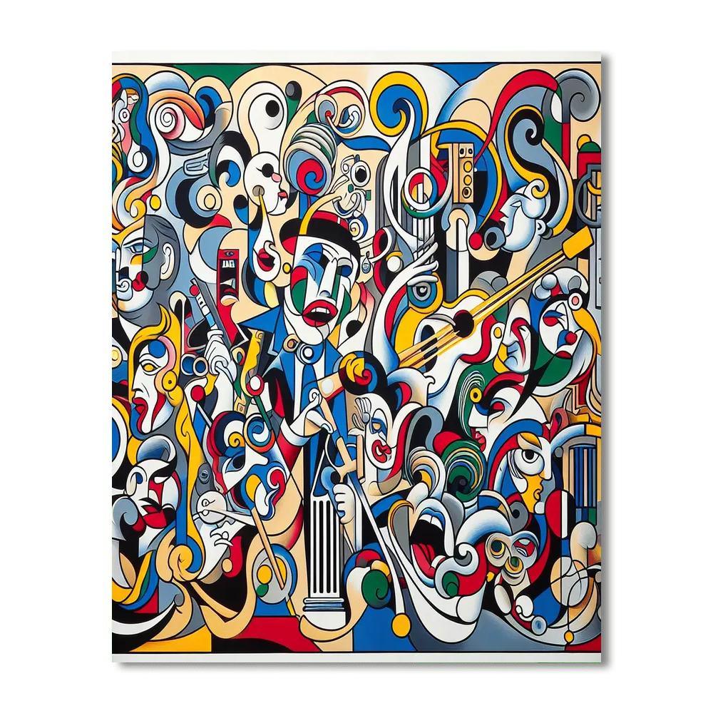 Pop Culture Pandemonium Paint By Numbers Art