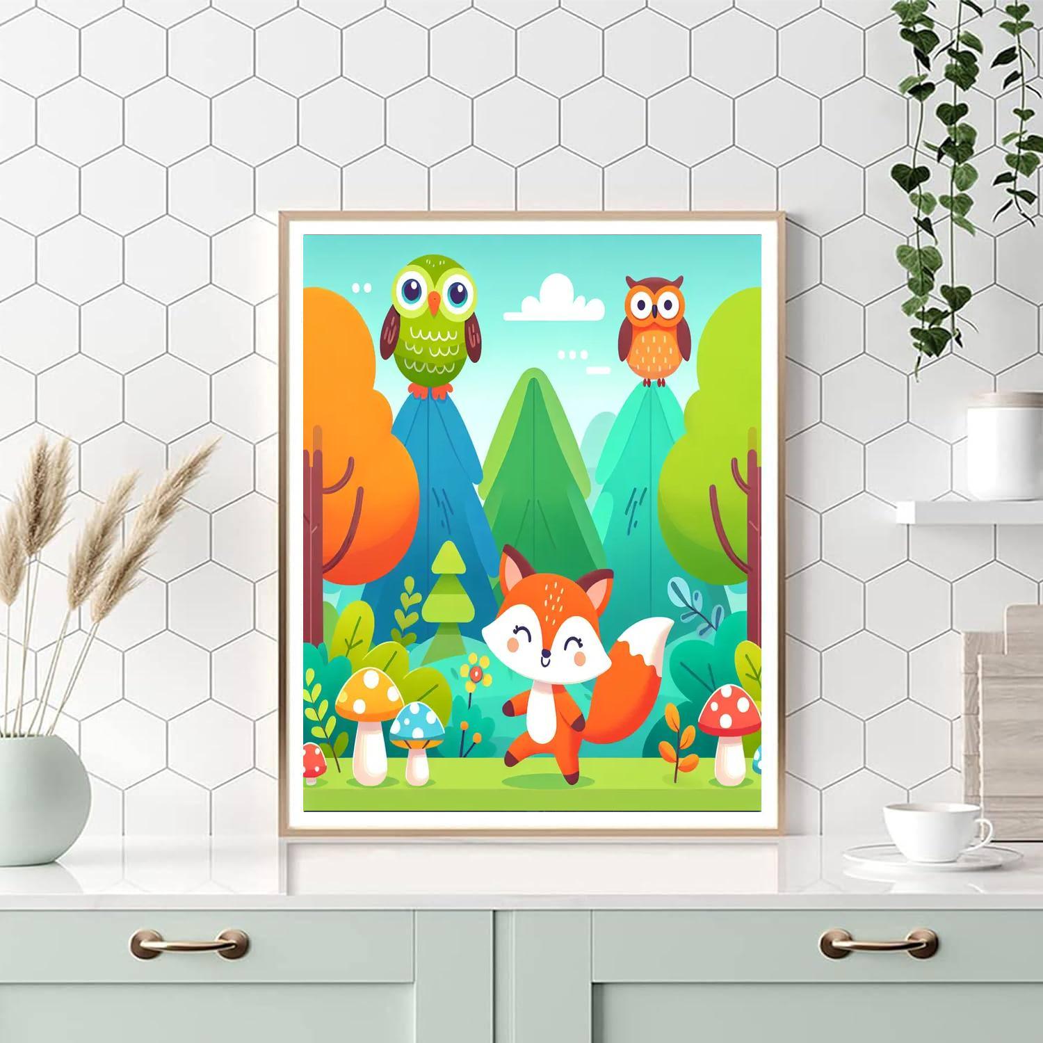 Fantasy Woodland Wonders Painting By Numbers Kit