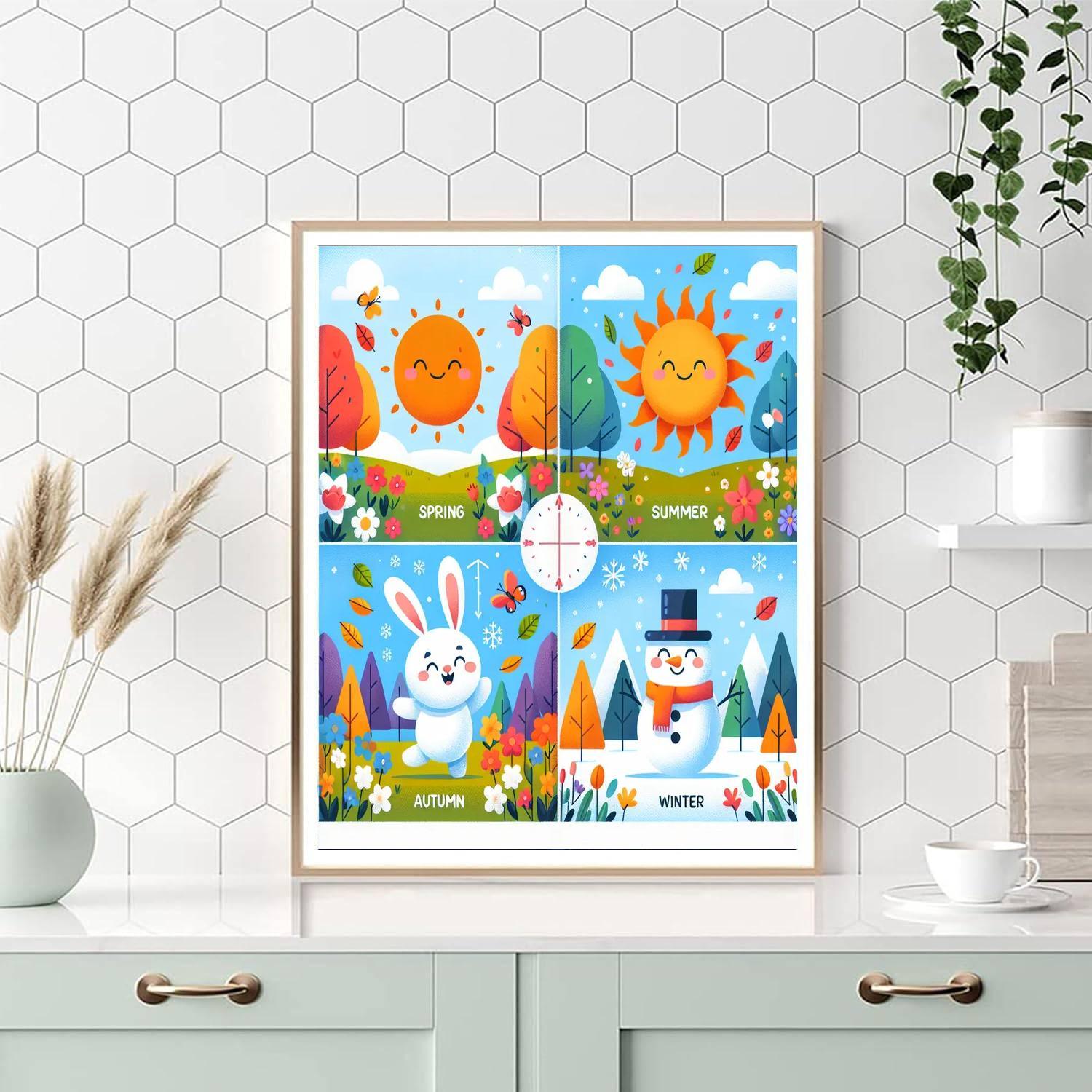 Festival Of Seasons Painting Number Kit