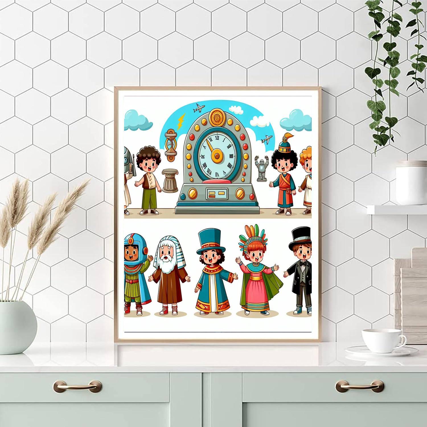 Time Travelers Club Numbered Painting Kits