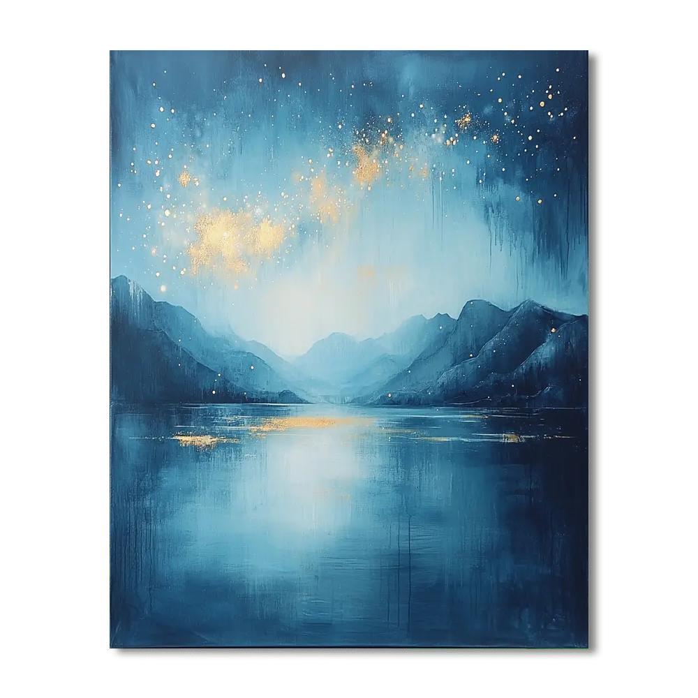 Zhao Mengfu Inspired Elysium Of Celestial Dreams  Paint By Color