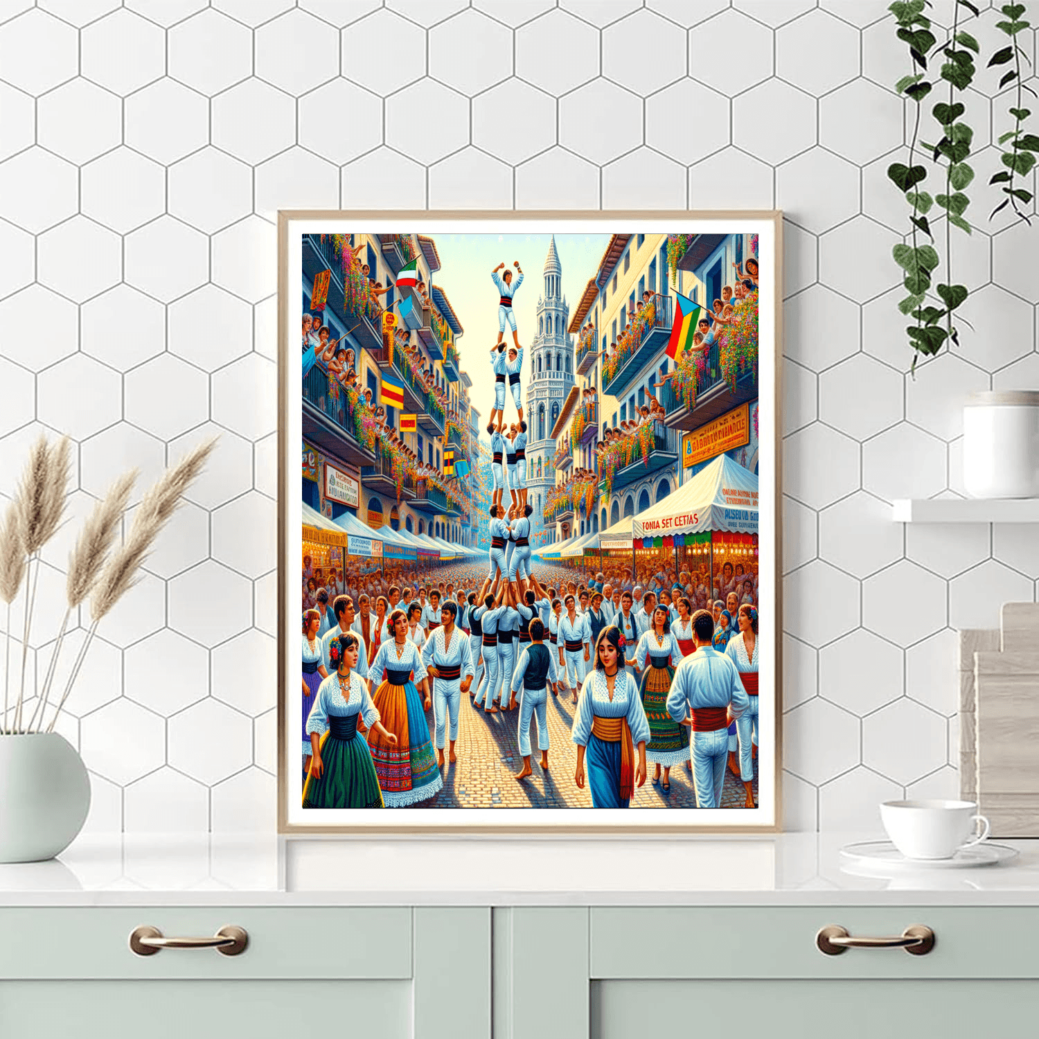 La Mercè - Spain Painting Number Kit