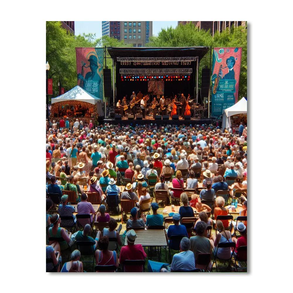 Festival Internacional De Jazz De Montreal - Montreal, Canada Paint By Numbers Art