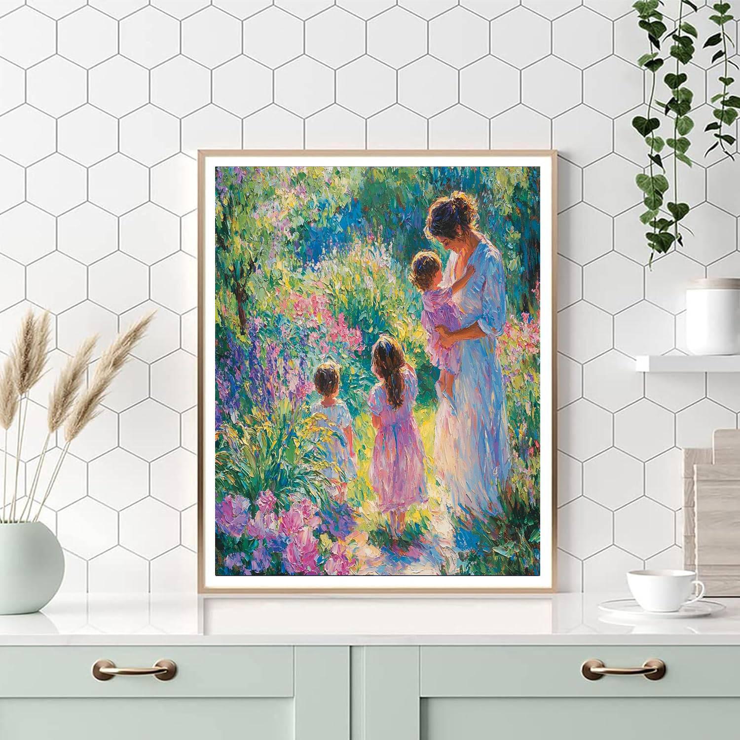 Garden Of Maternal Joy Paint By Number