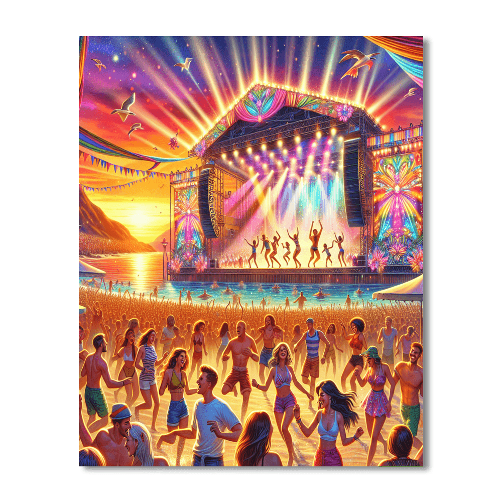 Festival Internacional De Benicassim Paint By Color