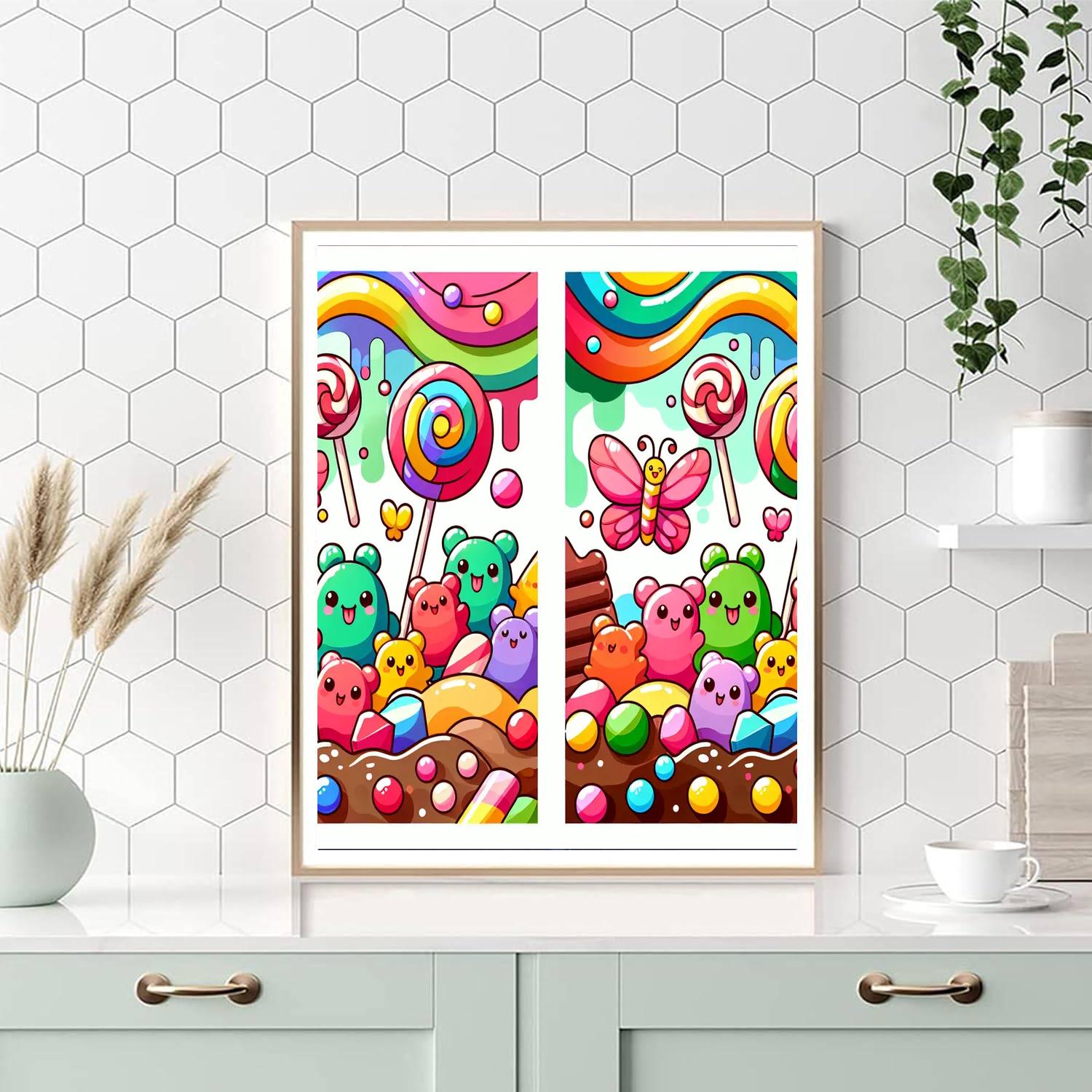 Candyland Critters Paint By Numbers Kits