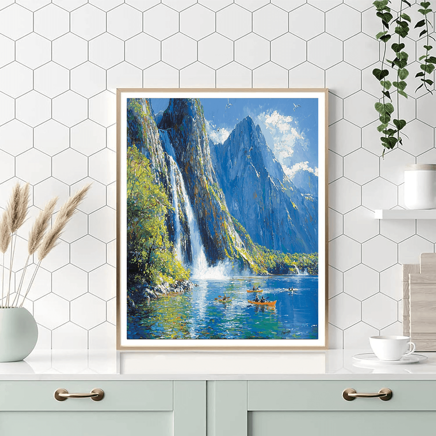Fiordland National Park DIY Paint By Numbers
