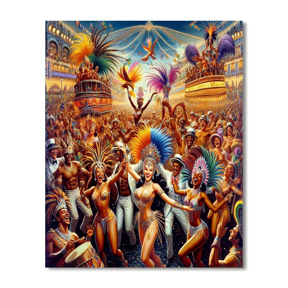 Mardi Gras - Brazil DIY Paint By Numbers