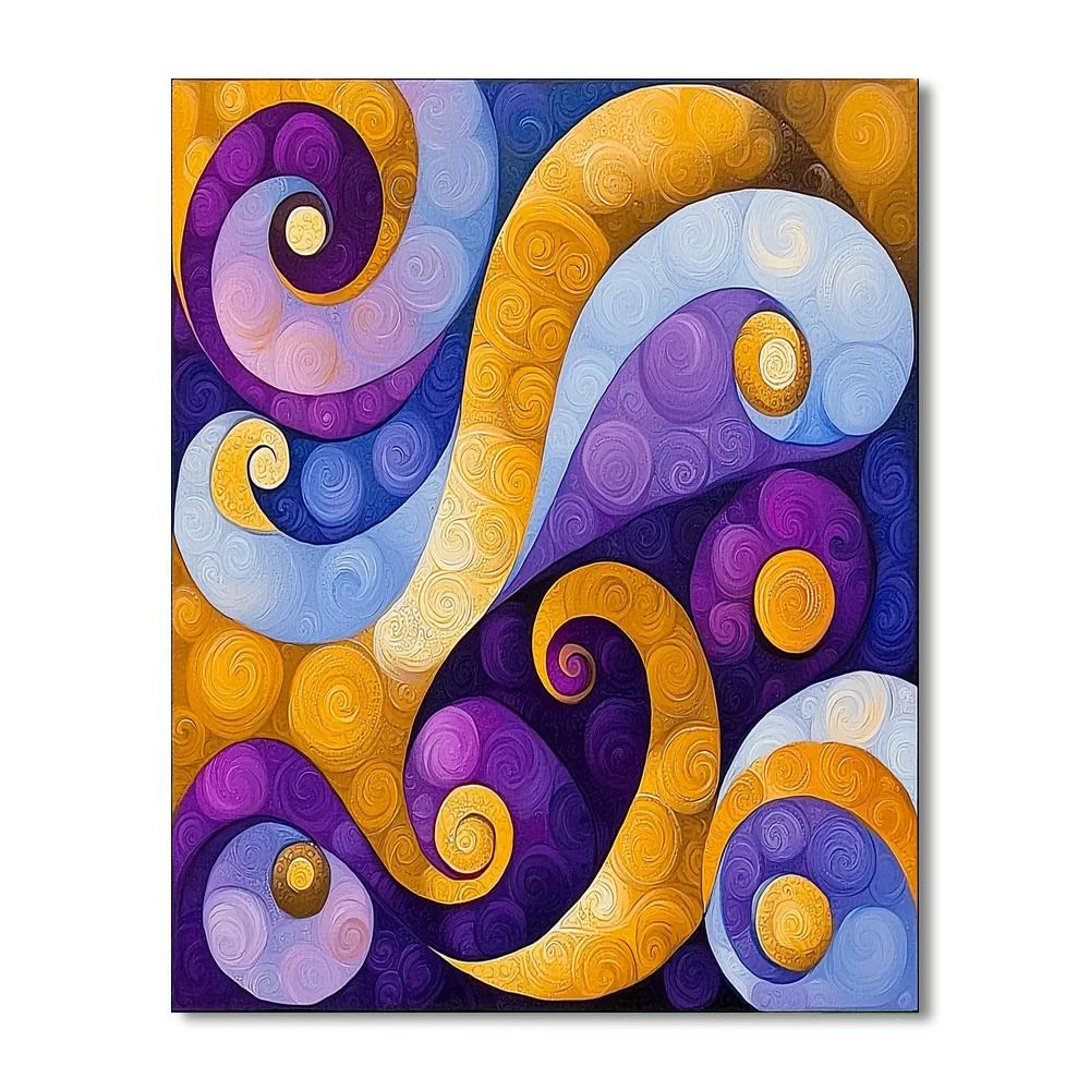 Gustav Klimt Inspired Dreamscape Motifs  Paint By Numbers Art