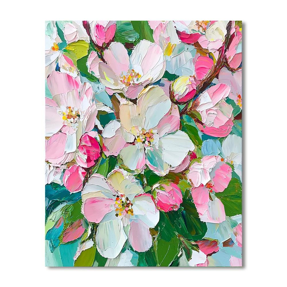 Paul Cézanne Inspired Temporal Blossoms  Paint By Numbers Kits