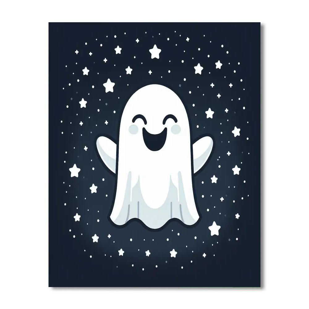 Gallivanting Ghost DIY Paint By Numbers