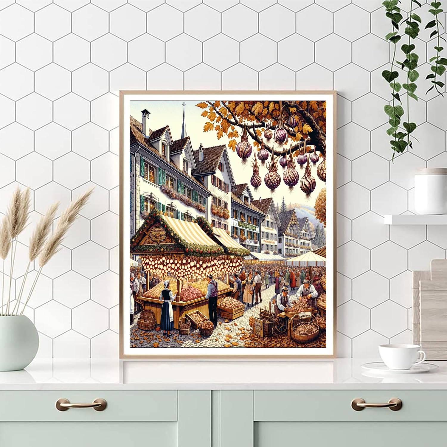 Zibelemärit - Bern Numbered Painting Kits