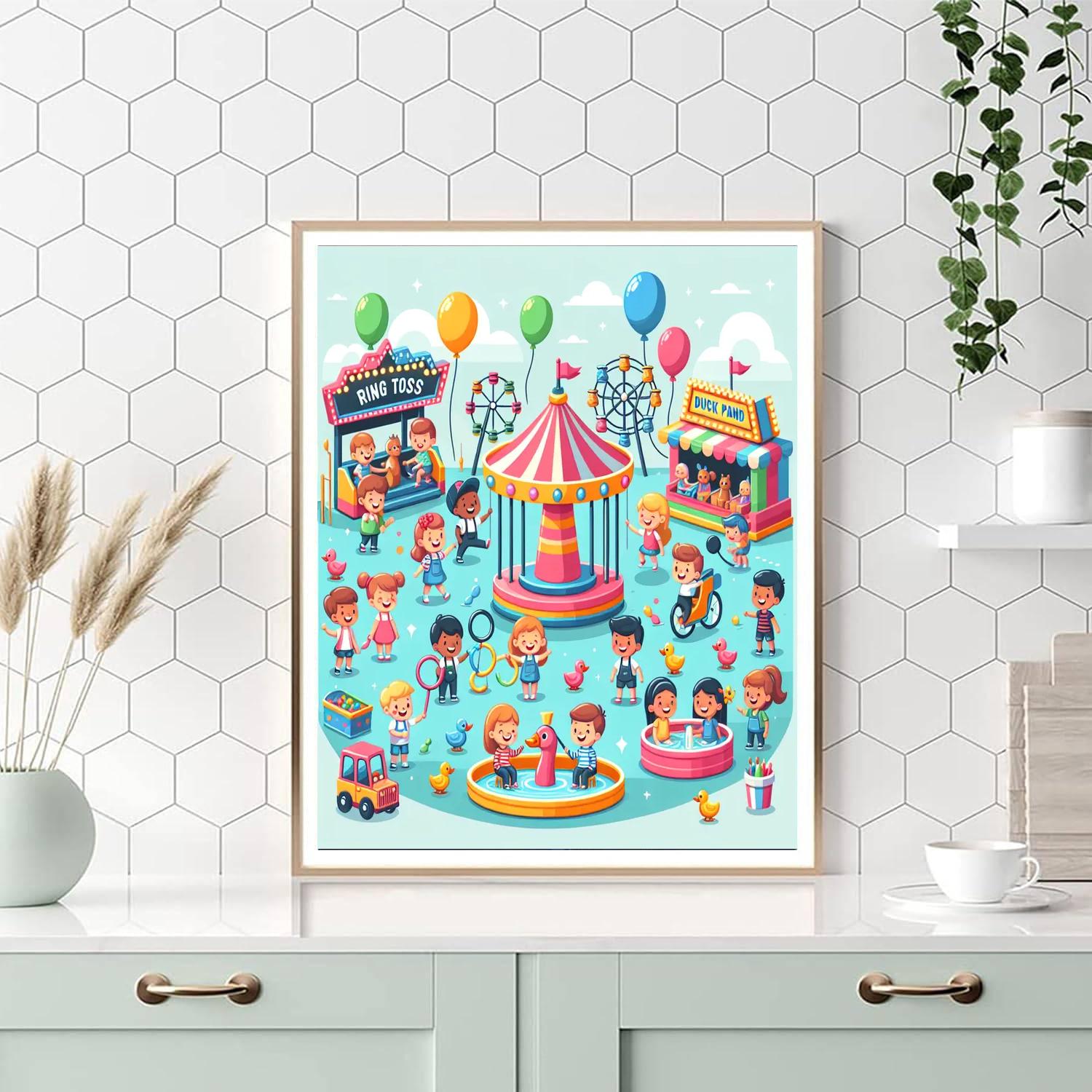 Friendly Fair Numbered Painting Kits