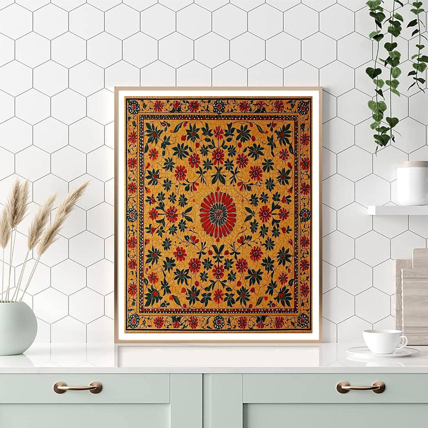 Nandalal Bose Inspired Echoes Of Tradition  DIY Paint By Numbers