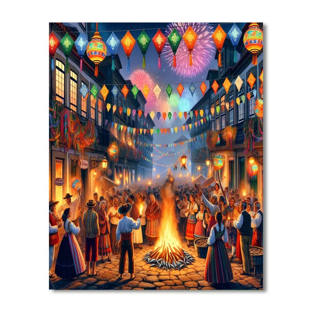 Fiesta De São João Painting Number Kit