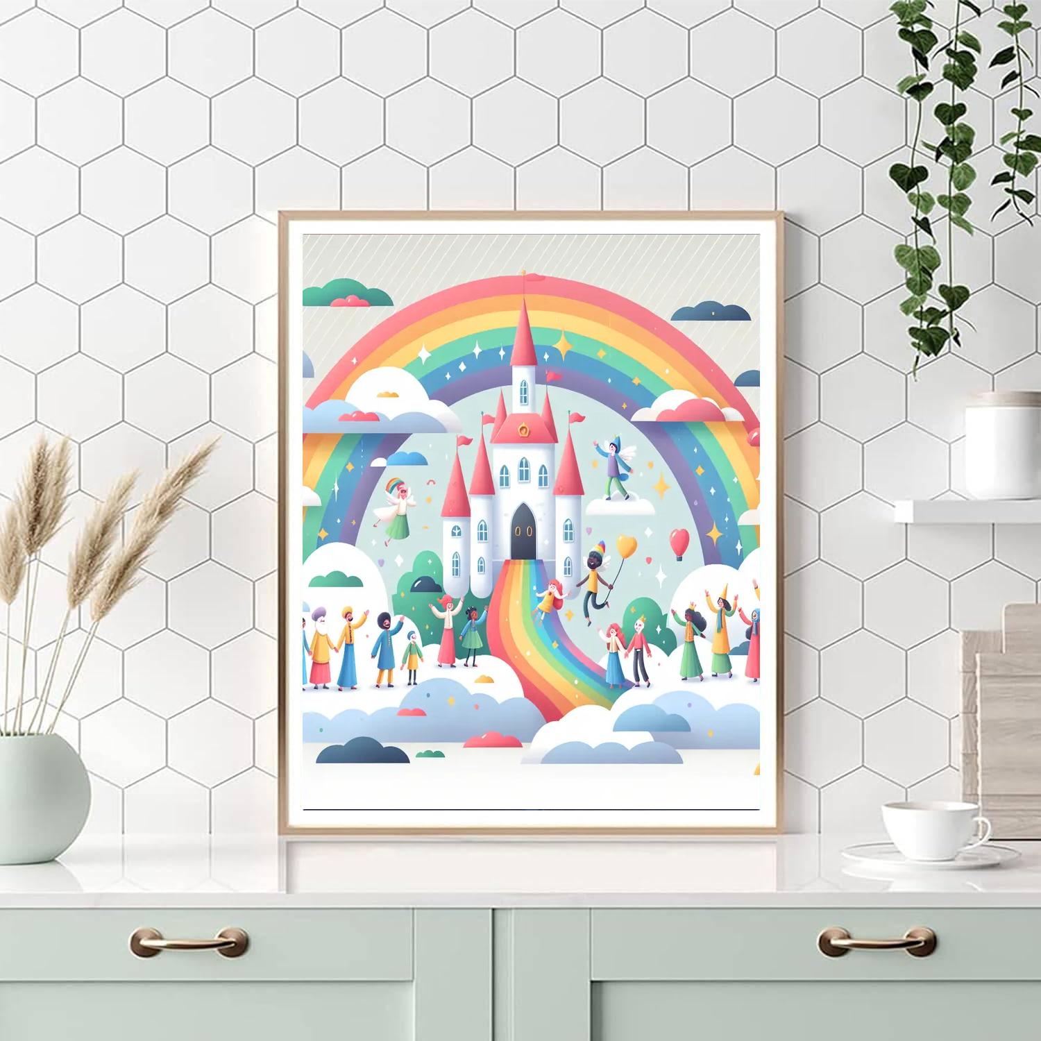 Kingdom Of Clouds Number Painting