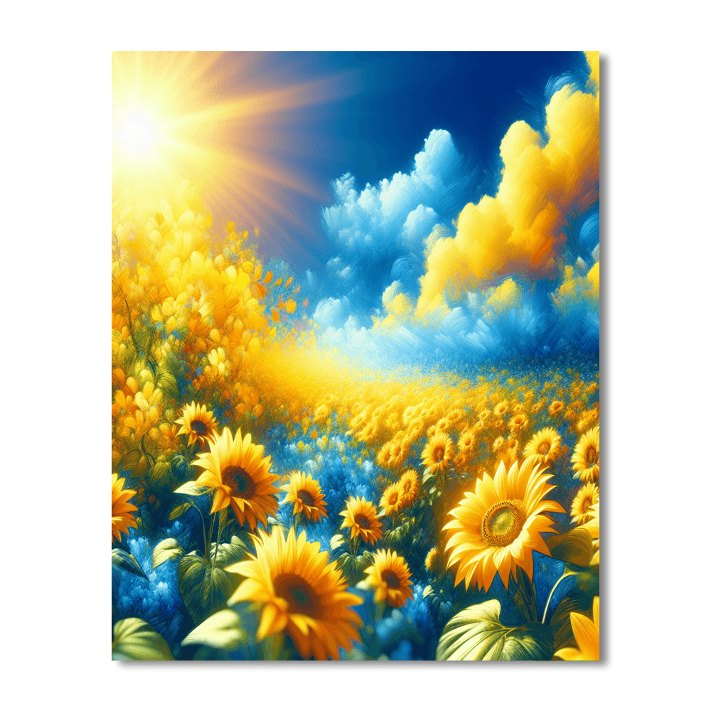 Sunflower's Joy Painting By Numbers Kit