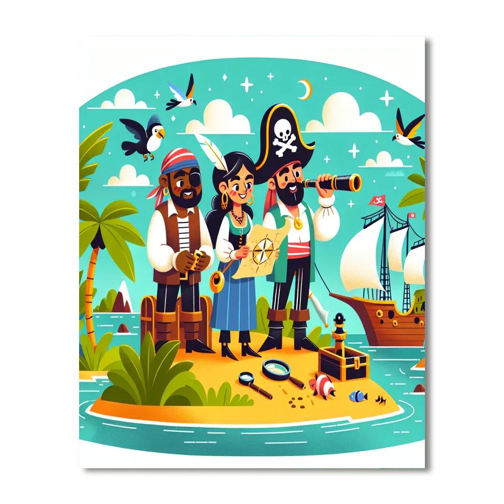 Mystic Cove Adventure DIY Paint By Numbers