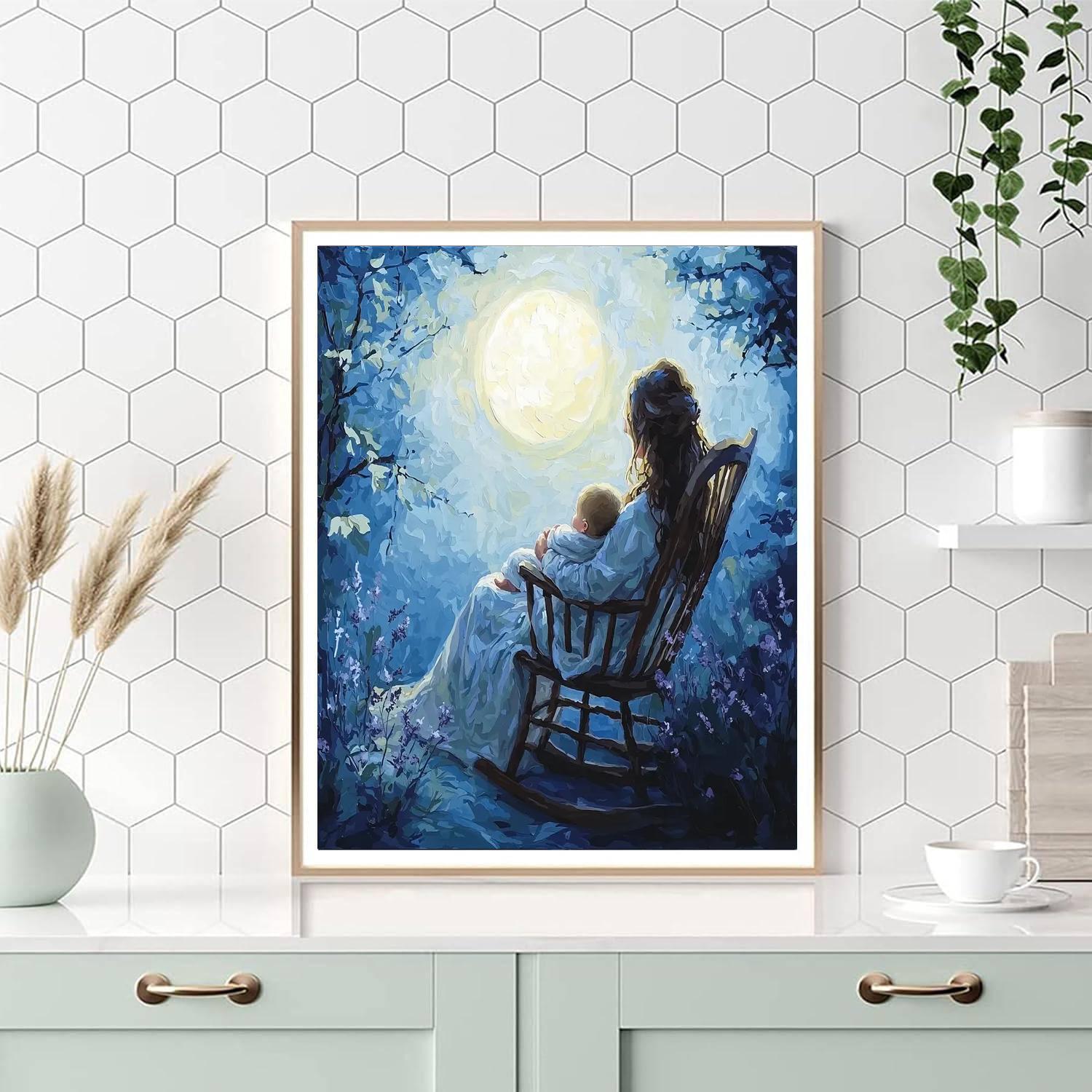 Heartfelt Lullaby Number Painting