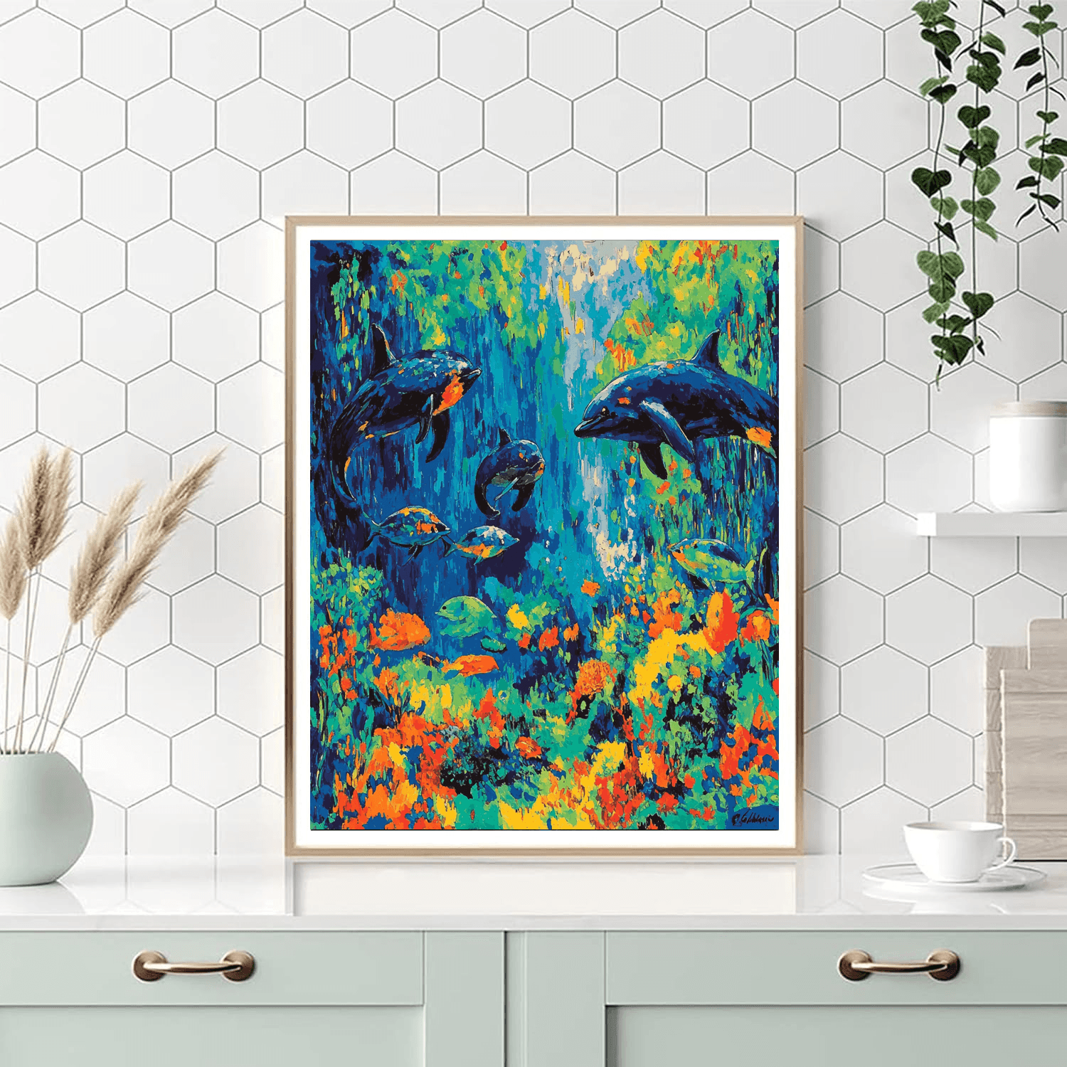 Paul Gauguin Inspired Fruits Of The Sea  Paint By Numbers Art